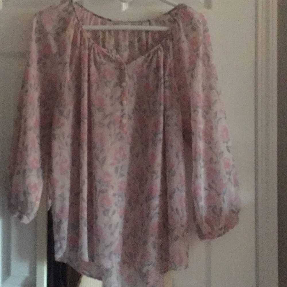 Lauren Conrad sheer blouse